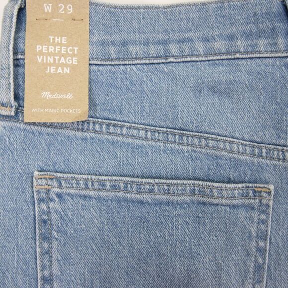 NEW Madewell The Perfect Vintage High Waist Jeans in Marian Wash, size 29 - Picture 13 of 16